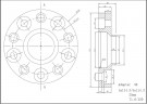 2 stk spacer, 5x114,3 / 5x114,3, 25mm MED STYRING thumbnail