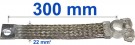 Jordkabel, flat med minuspolsko - 30cm thumbnail
