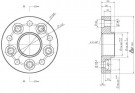 2 stk SteyrTek Bolt pattern adapter, 25 mm, 5x105 / 5x112 thumbnail