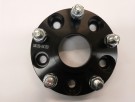 2 stk spacer, 5x120 / 5x120, 25mm MED STYRING - SORT  thumbnail
